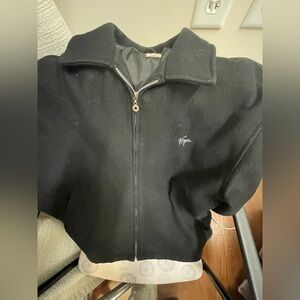 Virgin Megastores Black Wool Jacket